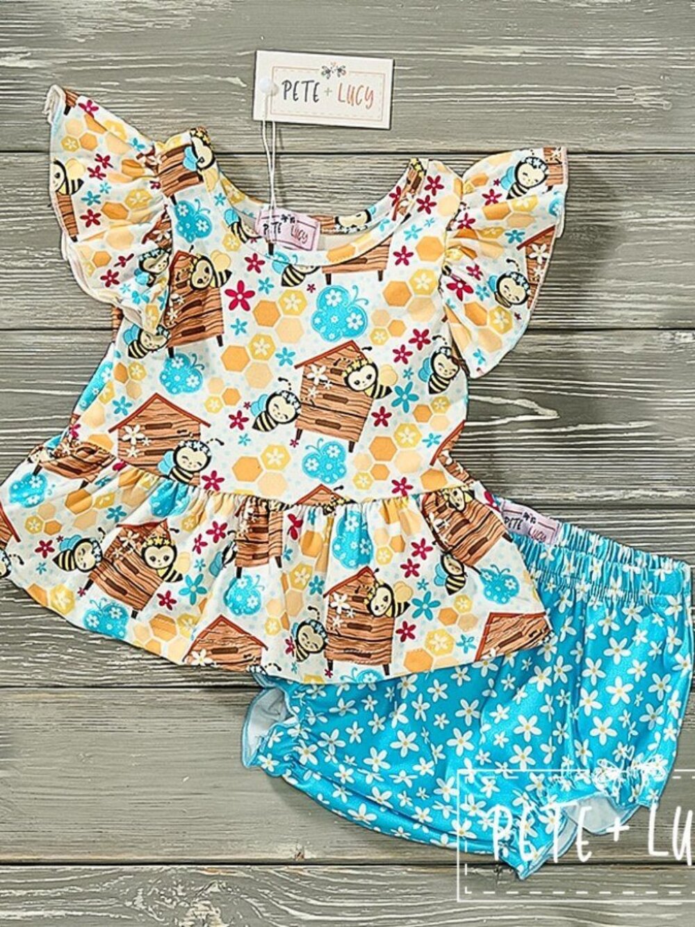 Bee Happy 2 Piece Bummies Set